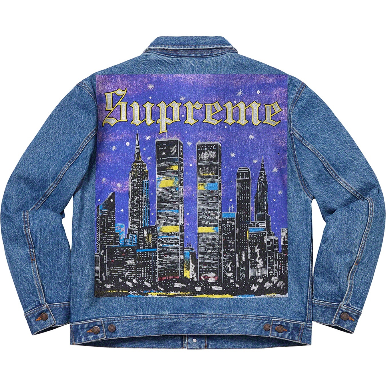 New York Painted Trucker Jacket view 9